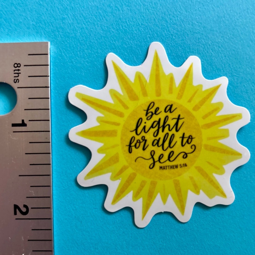 10/$10 Christian God Aesthetic Vinyl Sticker -Waterproof Water Bottle Laptop